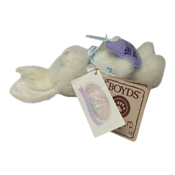 Boyds Bears Hershey Mini Easter Kisses Bunny Head Bean Plush Ornament 4" - Picture 7 of 8